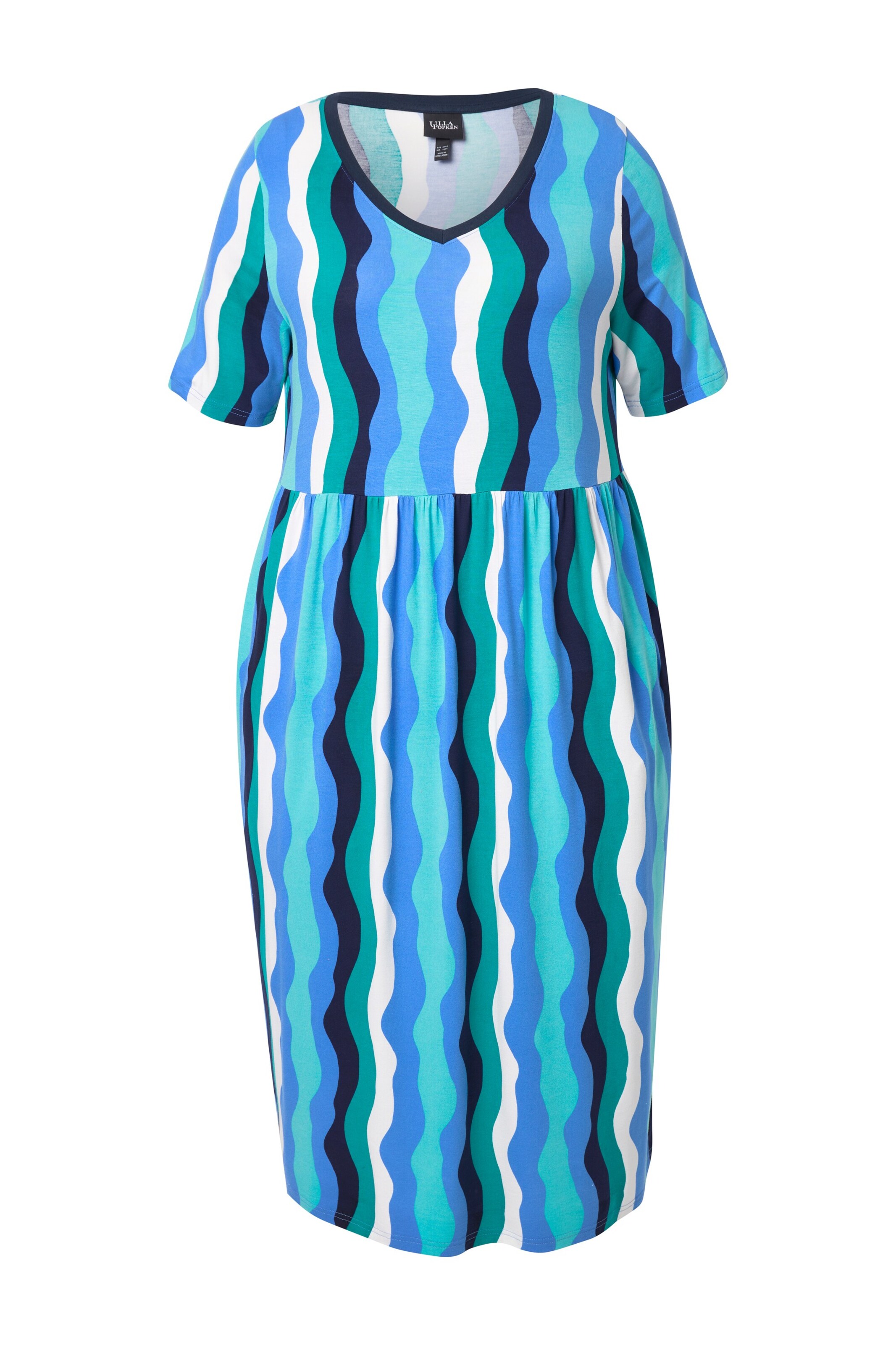 Ulla Popken Kleid in Blau: Vorderseite