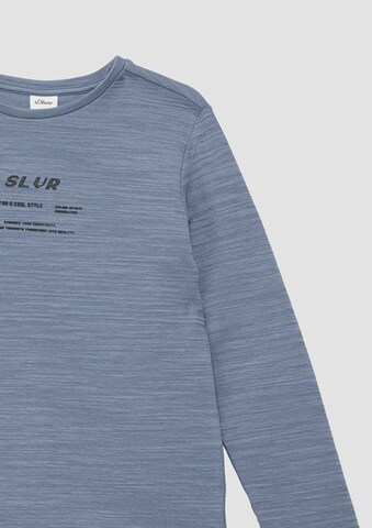 T-Shirt s.Oliver en bleu