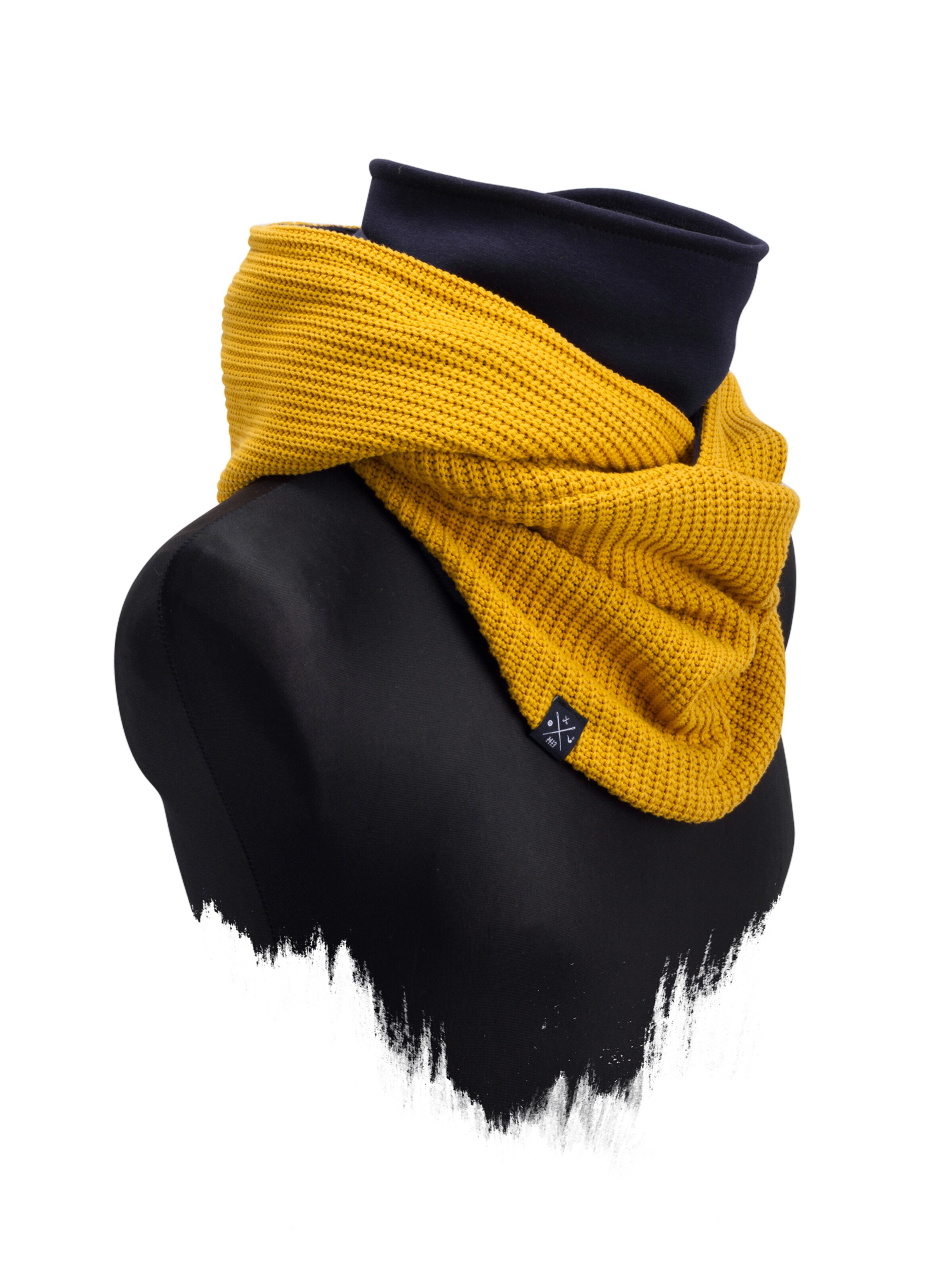 Manufaktur13 Schal 'Hooded Loop' in Gelb