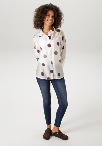 Aniston CASUAL Blouse in White