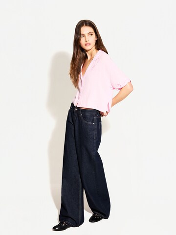 Chemisier Bershka en rose