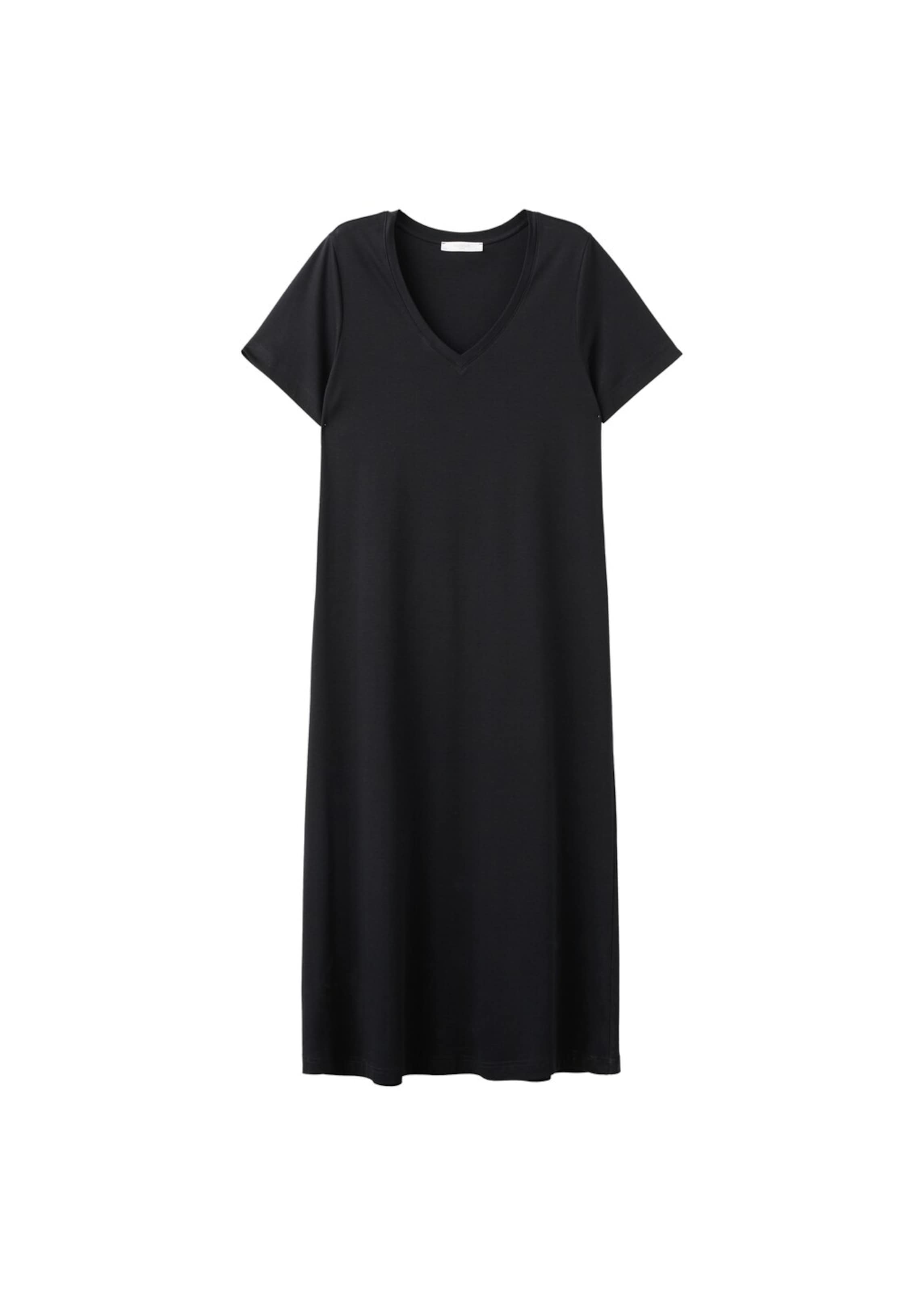 MANGO Nachthemd 'Mawi' in Schwarz: Vorderseite