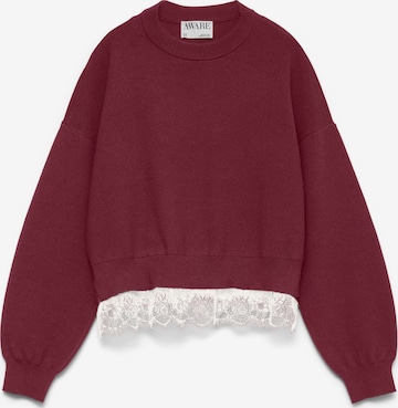Pull-over 'AWHanna' VERO MODA en rouge : devant