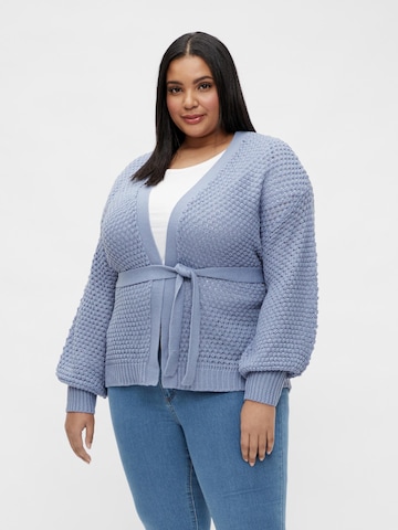 EVOKED Knit Cardigan 'Liomy' in Blue: front