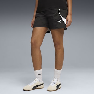 PUMA Regular Sportbroek in Zwart: voorkant