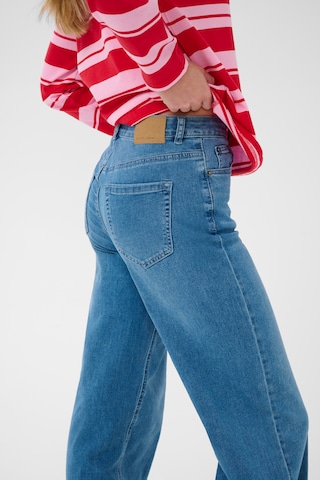 Kaffe Wide leg Jeans 'KAAndrea' in Blue