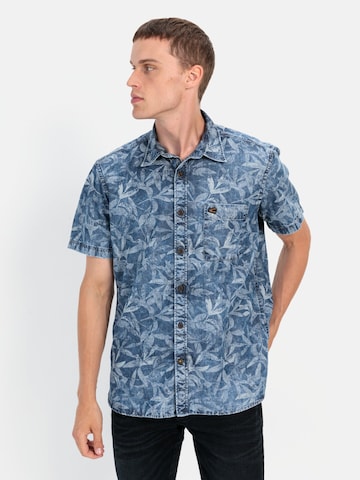 CAMEL ACTIVE Regular fit Button Up Shirt in Blue: front