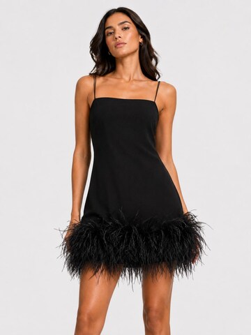 Robe de cocktail 'London' La Maison Milan en noir : devant