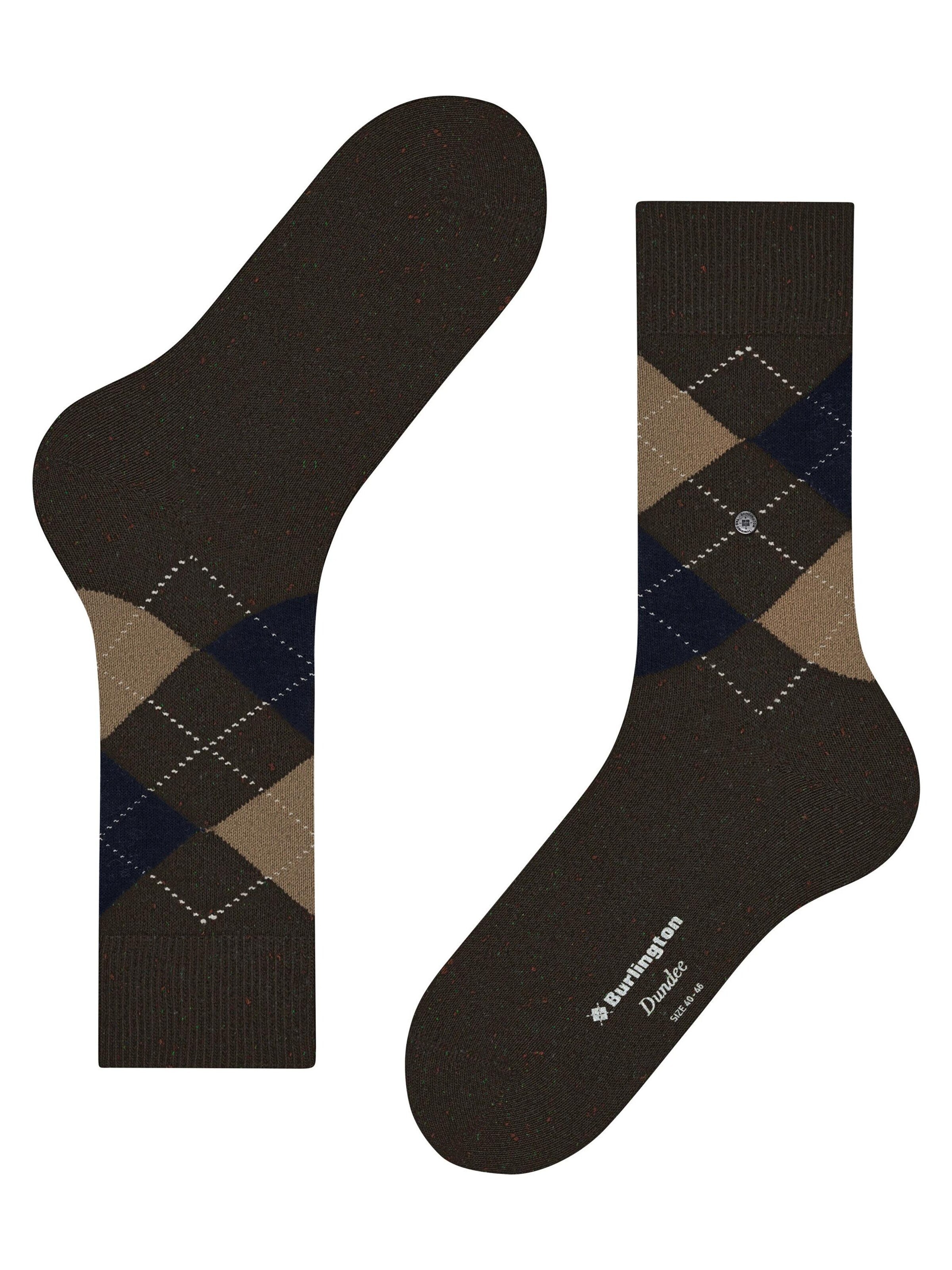 BURLINGTON Socks 'Dundee' in Brown