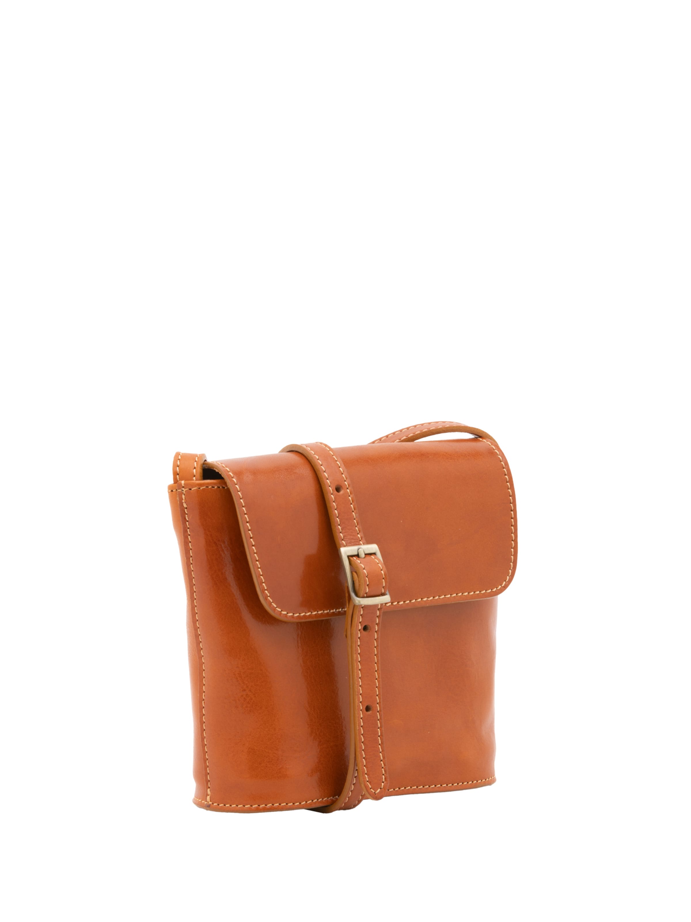 Sac à bandoulière Viola Castellani en marron : devant