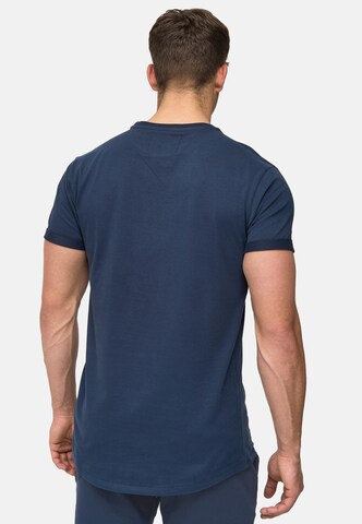 T-Shirt ' Kloge ' INDICODE JEANS en bleu