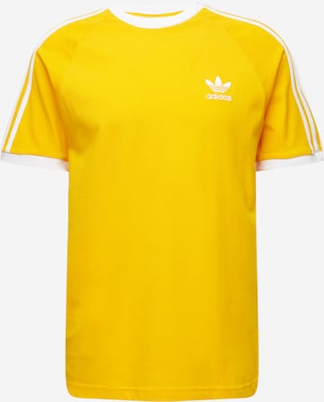 ADIDAS ORIGINALS Shirt 'Adicolor Classics 3-Stripes' in Yellow: front