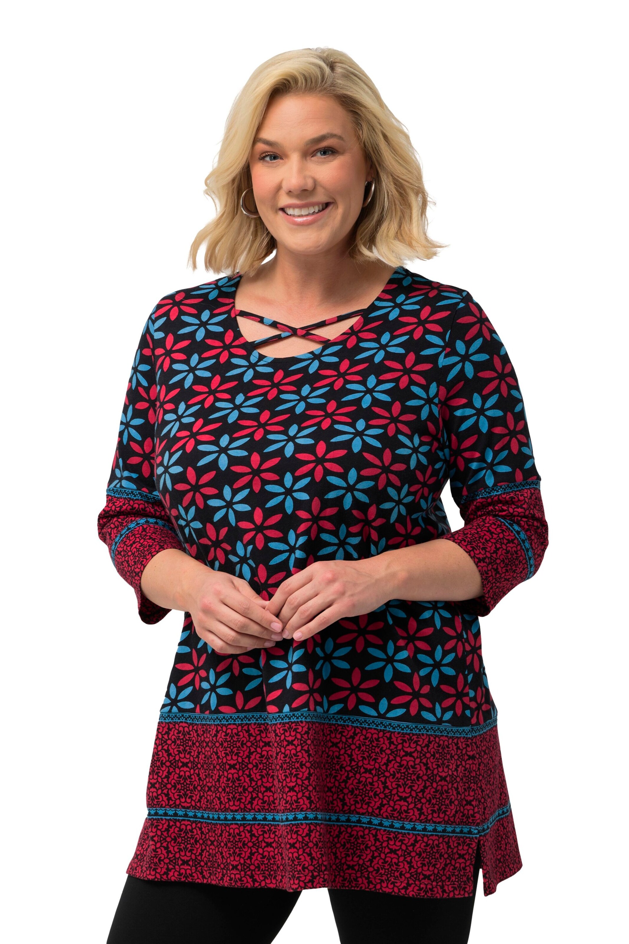 Ulla Popken Shirt in Mixed colours: front