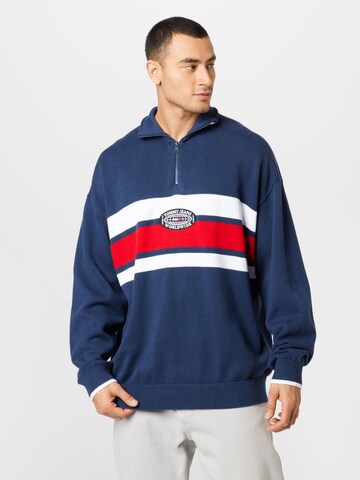 Tommy Jeans Pulóver - kék: elől