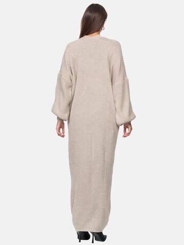 Elara Gebreide mantel in Beige