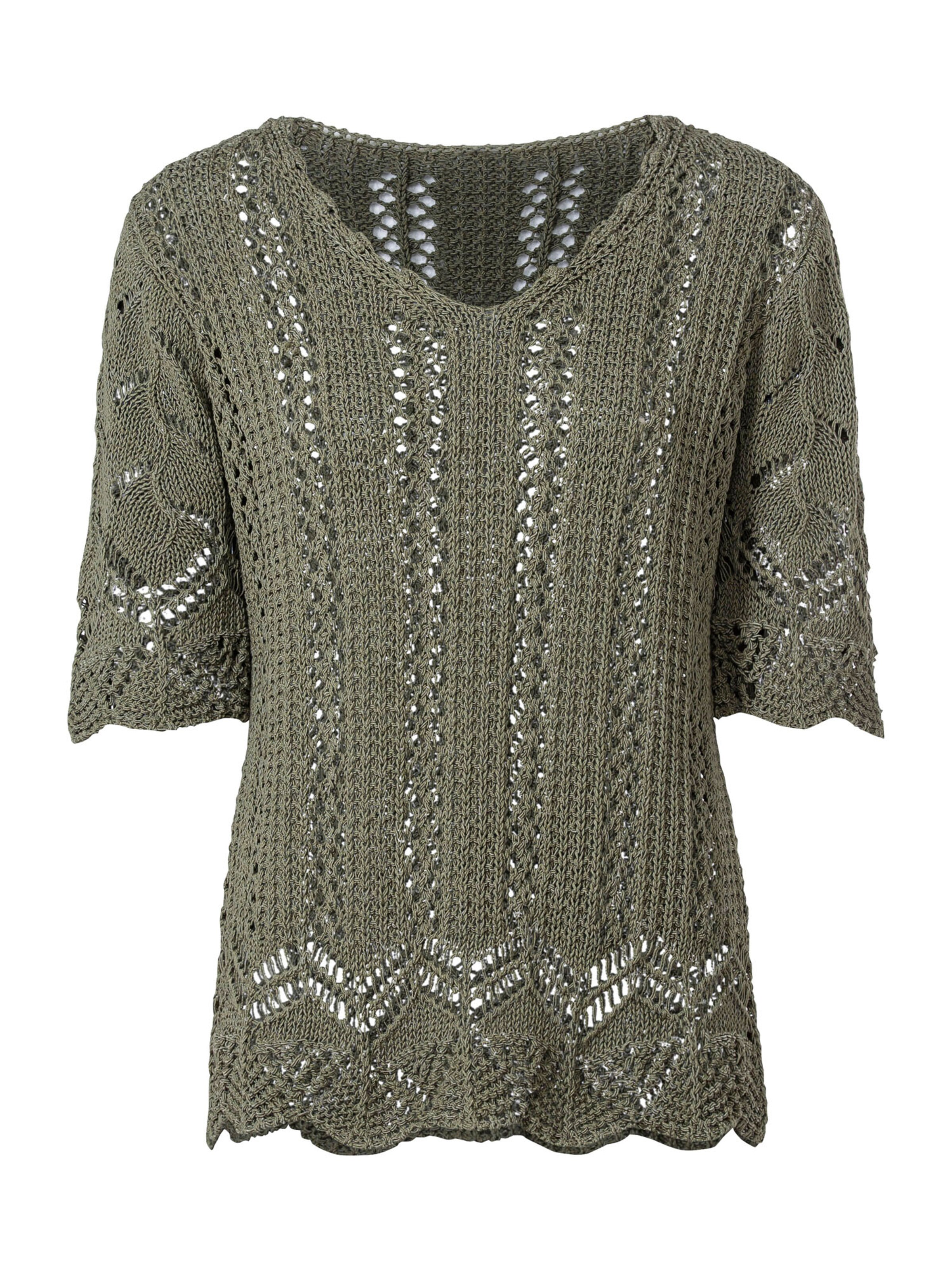 heine Pullover in Grün: Vorderseite