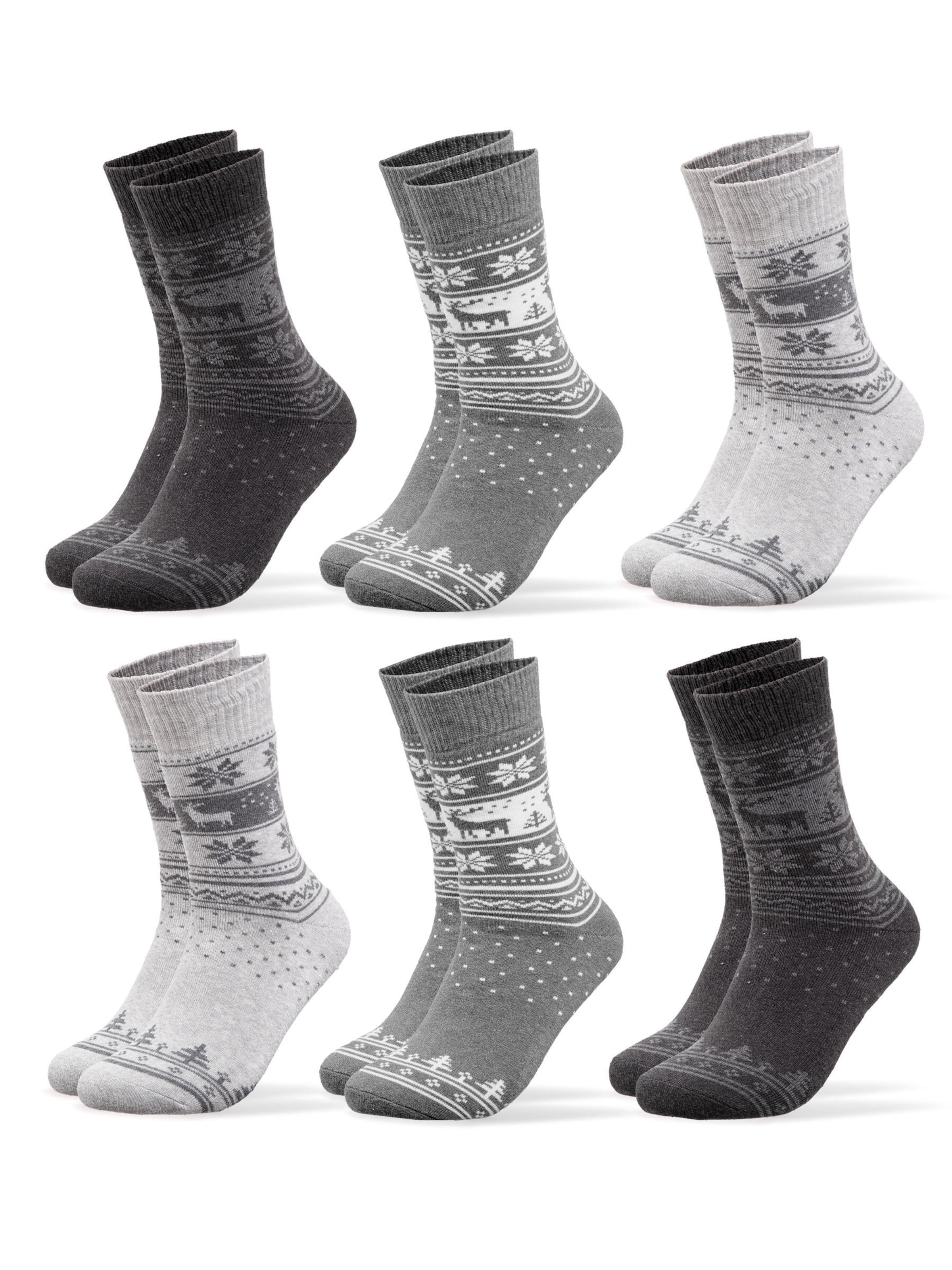 Occulto Socks 'Frida' in Grey: front