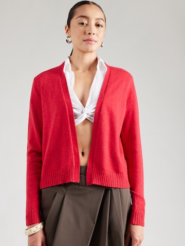 Cardigan 'VIRIL' VILA en rouge : devant