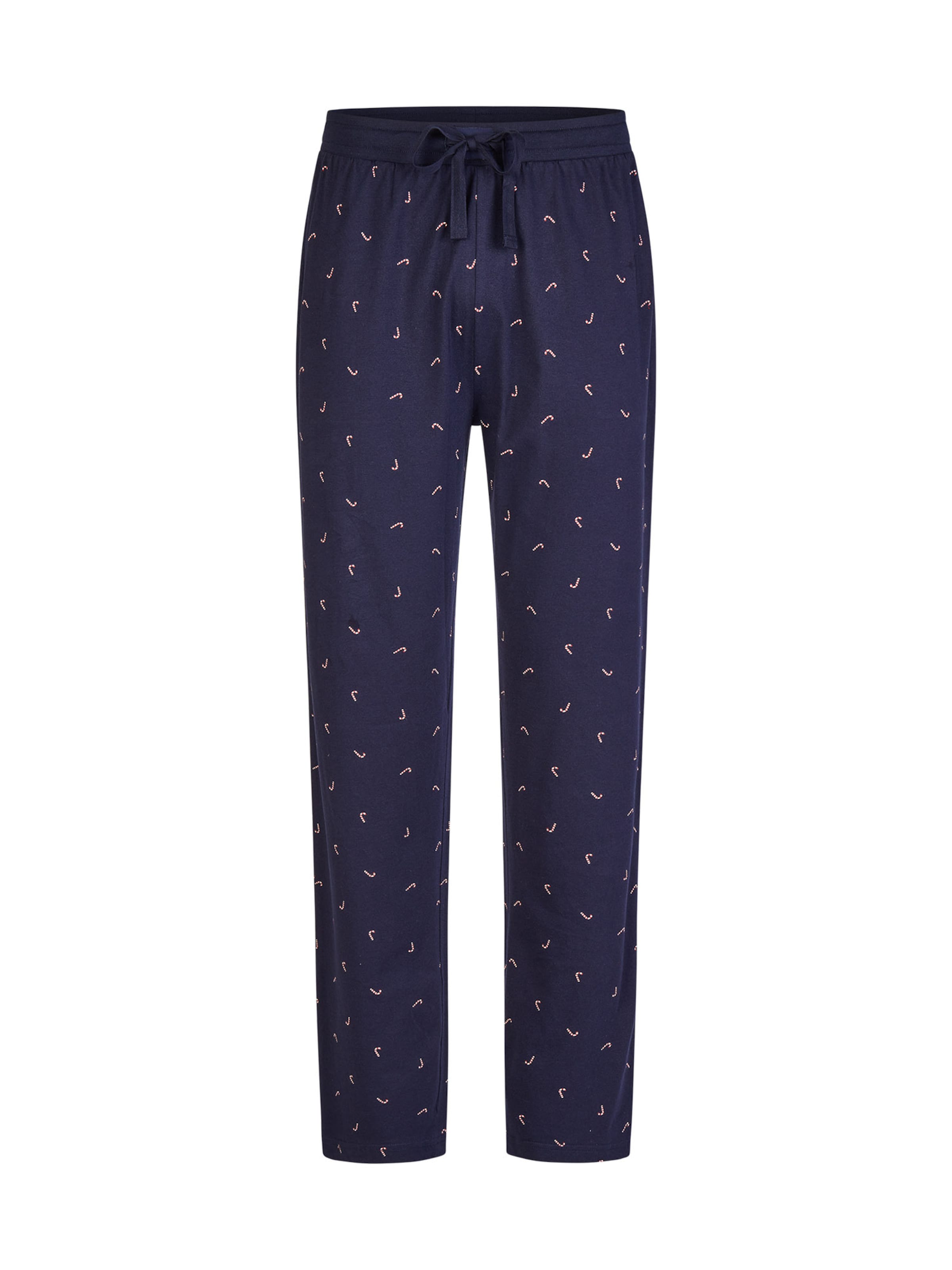 Pantalon de pyjama ' XMAS ' Happy Shorts en bleu : devant