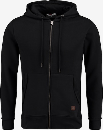 Giacca di felpa 'CONFIDENCE' di Key Largo in nero: frontale