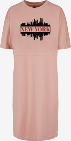 Merchcode Kleid 'New York' in Pink: predná strana