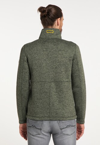 Schmuddelwedda Fleece jas in Groen