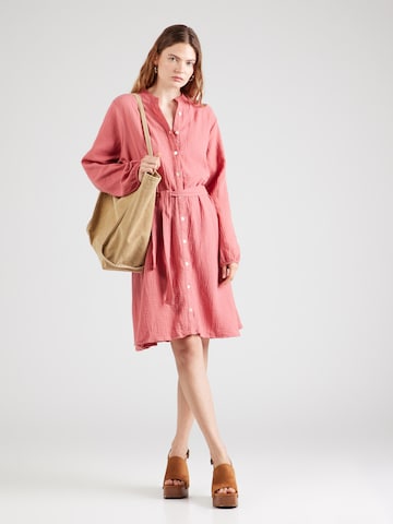 Sublevel Платье-рубашка в Ярко-розовый