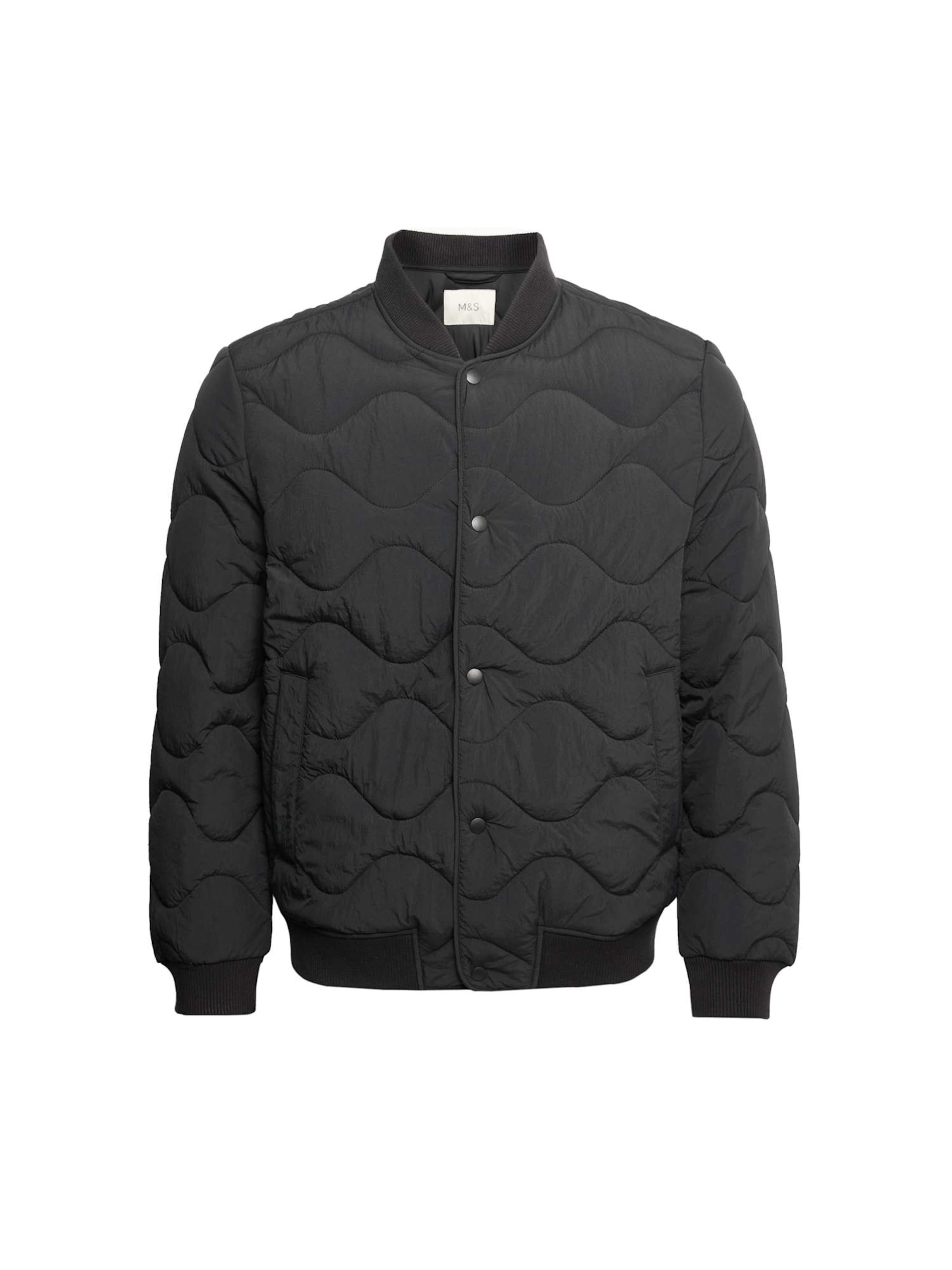 Marks & Spencer Between-season jacket in Black: front