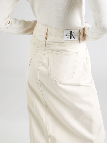 Jupe Calvin Klein Jeans en blanc