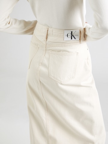 Calvin Klein Jeans Nederdel i hvid