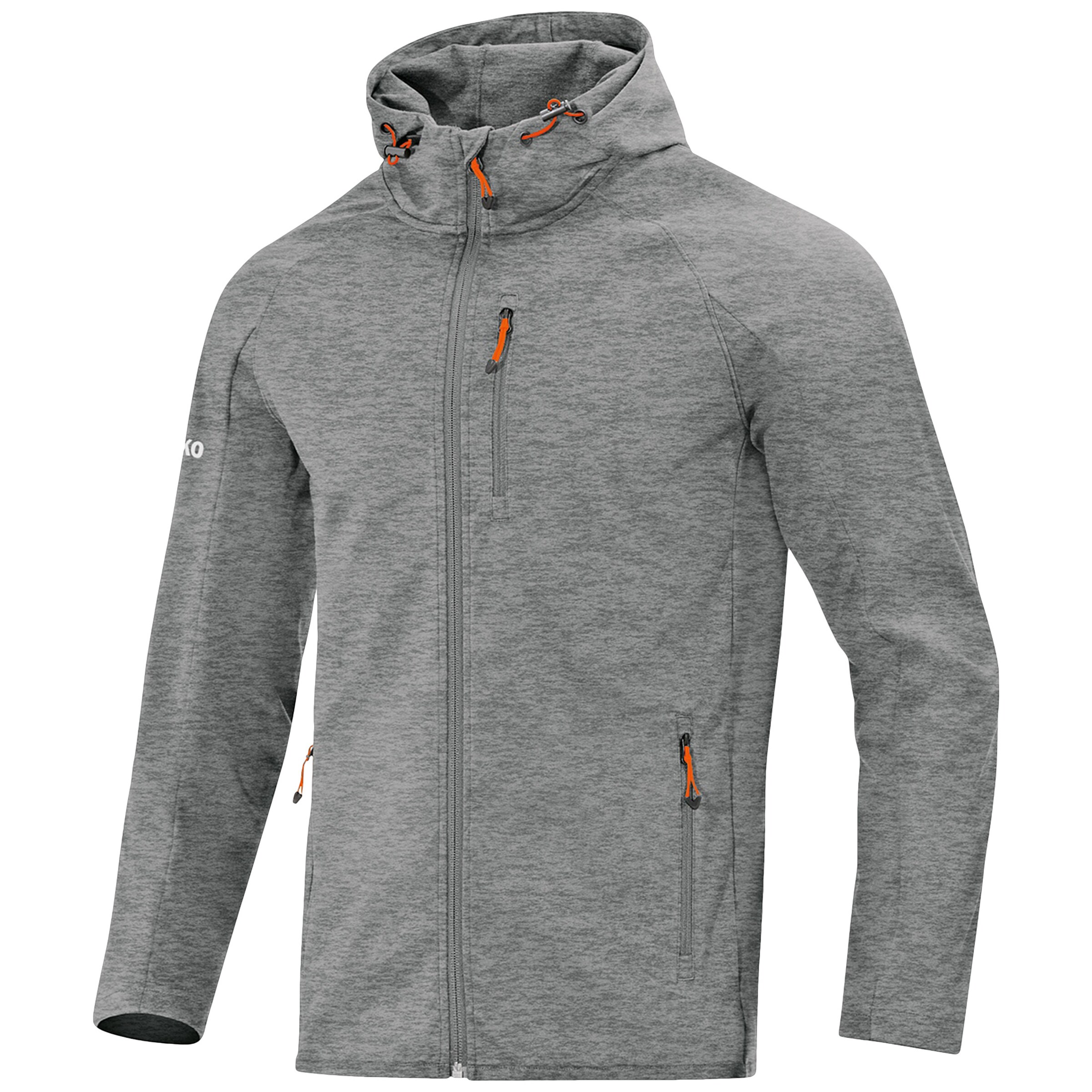 JAKO Sportjacke in Grau: Vorderseite