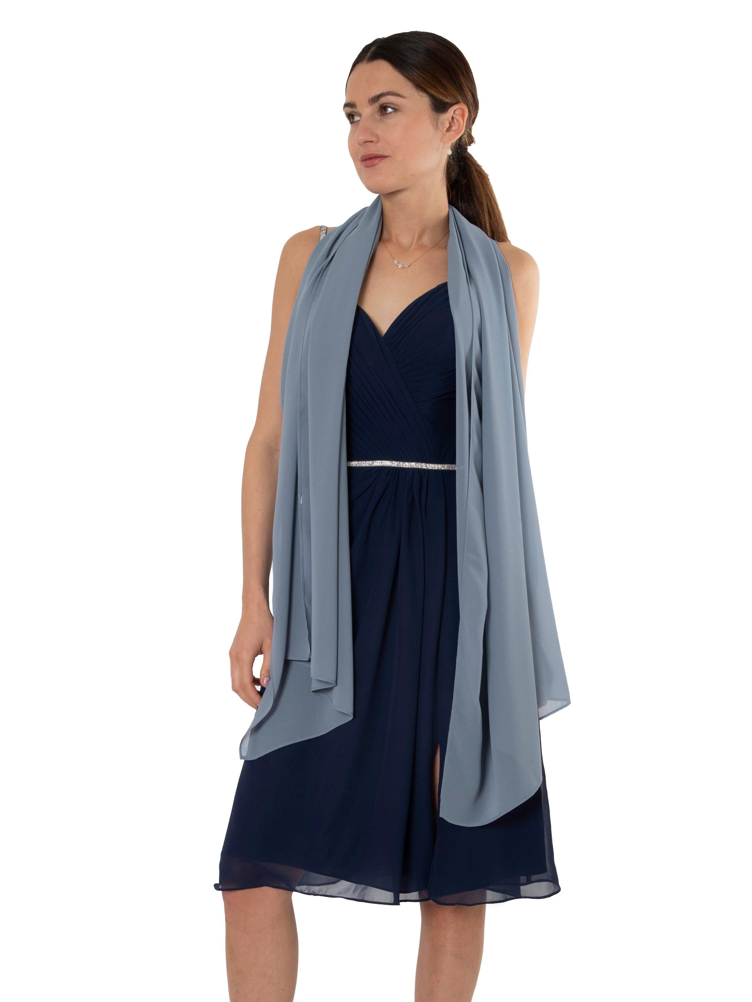 MayTree Schal‌‌‌‌‌‌‌‌‌‌ in Blau: Vorderseite