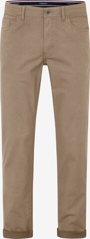 REDPOINT Regular Pants in Beige: front