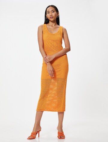 Koton Knit dress in Orange