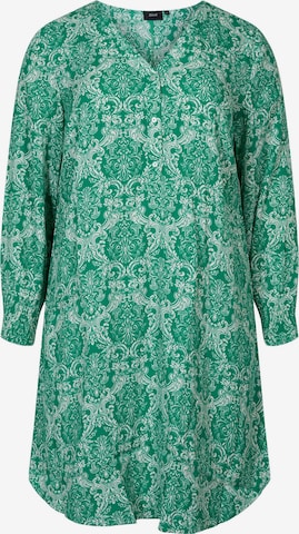 Robe-chemise 'Bella' Zizzi en vert : devant