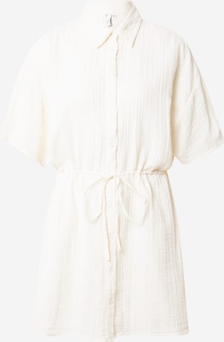 Robe-chemise NLY by Nelly en beige : devant