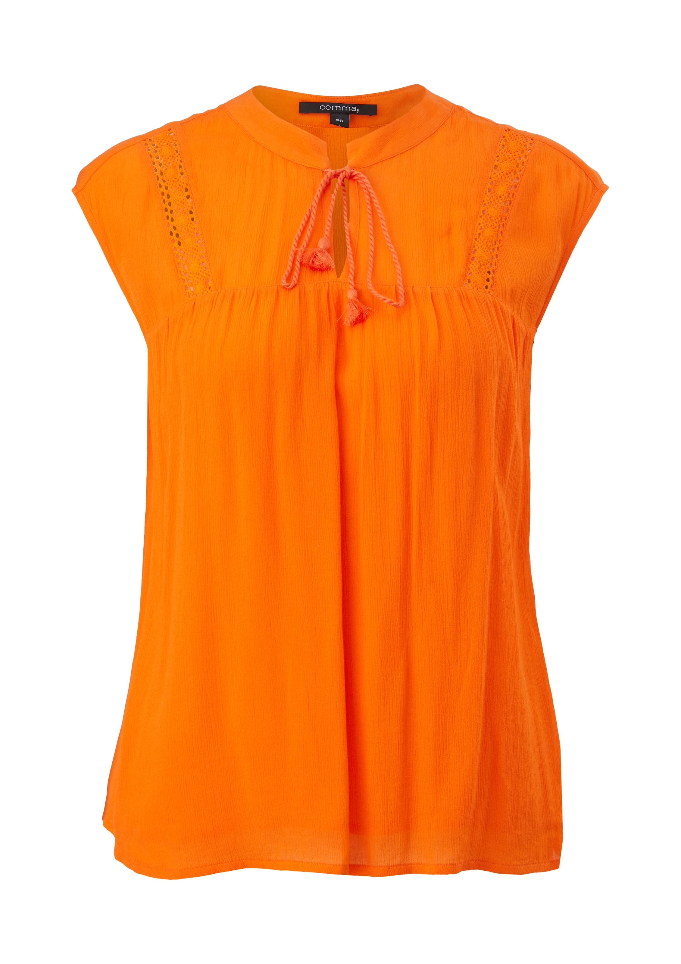COMMA Bluse in Orange: Vorderseite