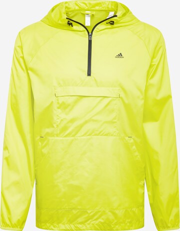 ADIDAS SPORTSWEAR - Chaqueta deportiva en amarillo: frente