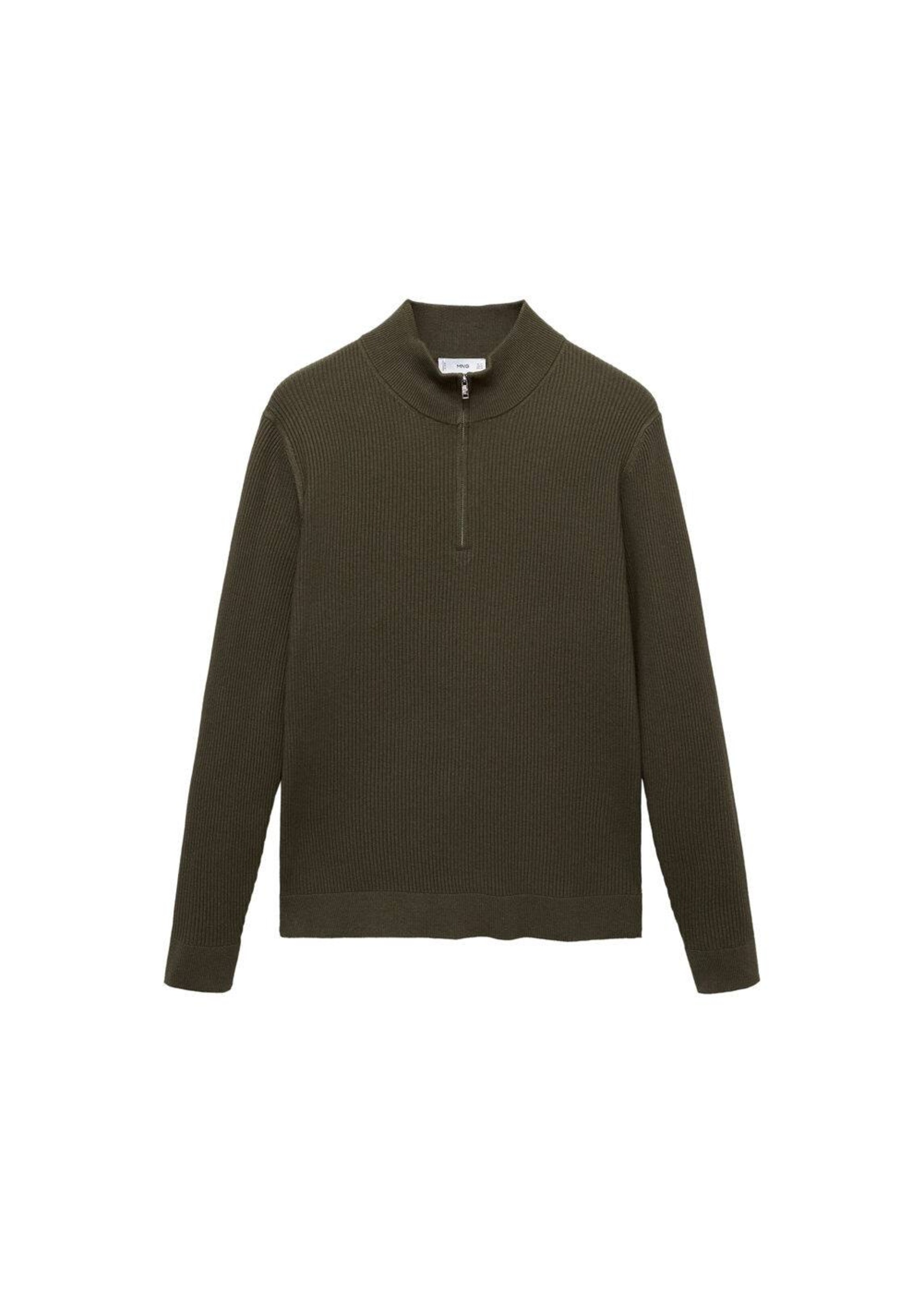 MANGO MAN Sweater 'Antiguap' in Green: front