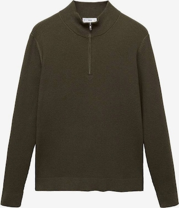 MANGO MAN Pullover 'Antiguap' in Grün: Vorderseite