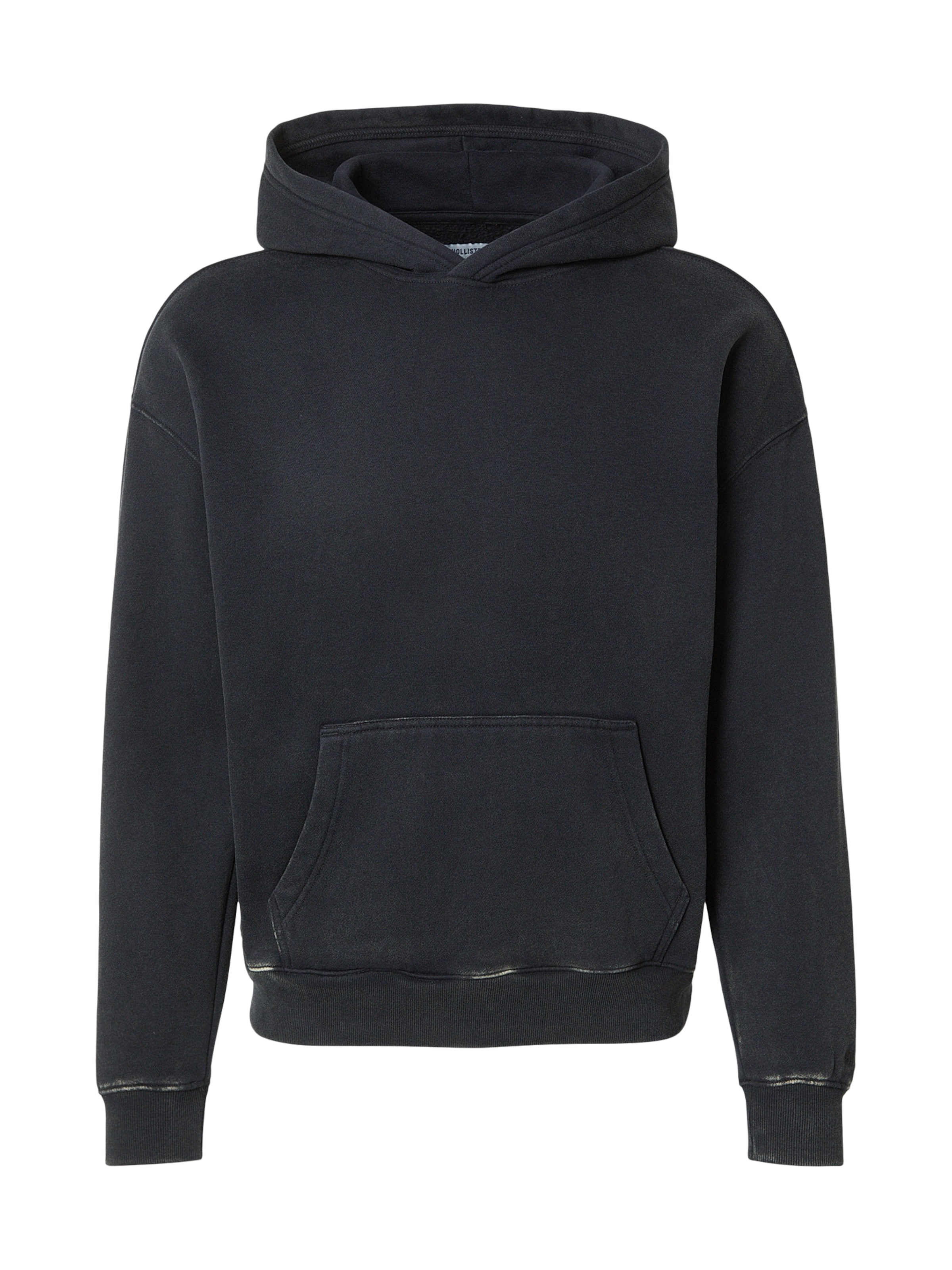 HOLLISTER Tréning póló - fekete: elől