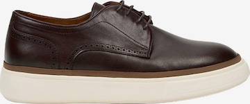 Chaussure à lacets 'Spitze' Desa en marron : devant