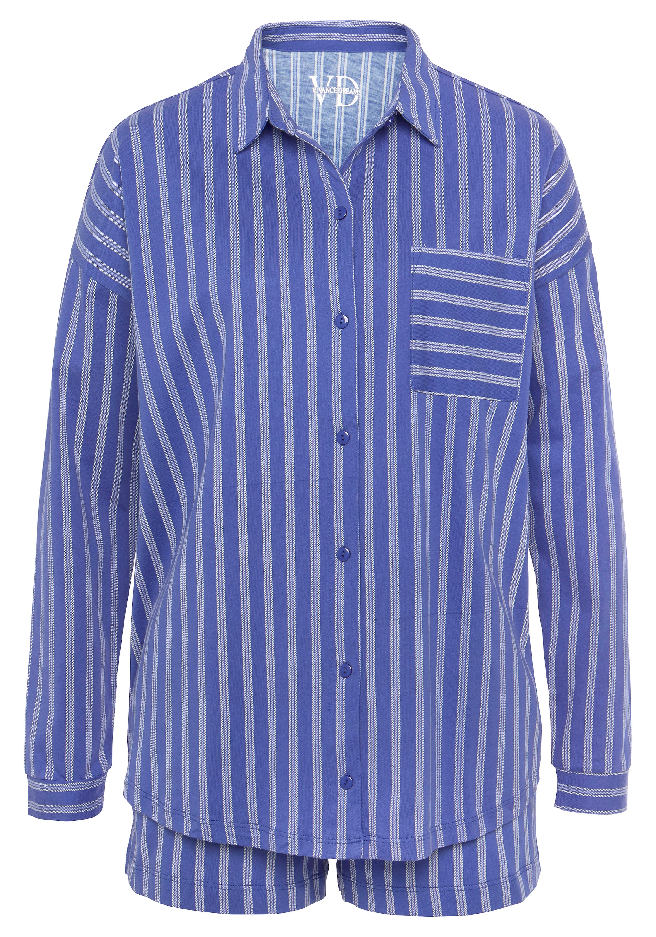 VIVANCE Пижама 'Dreams' в Синий: спереди