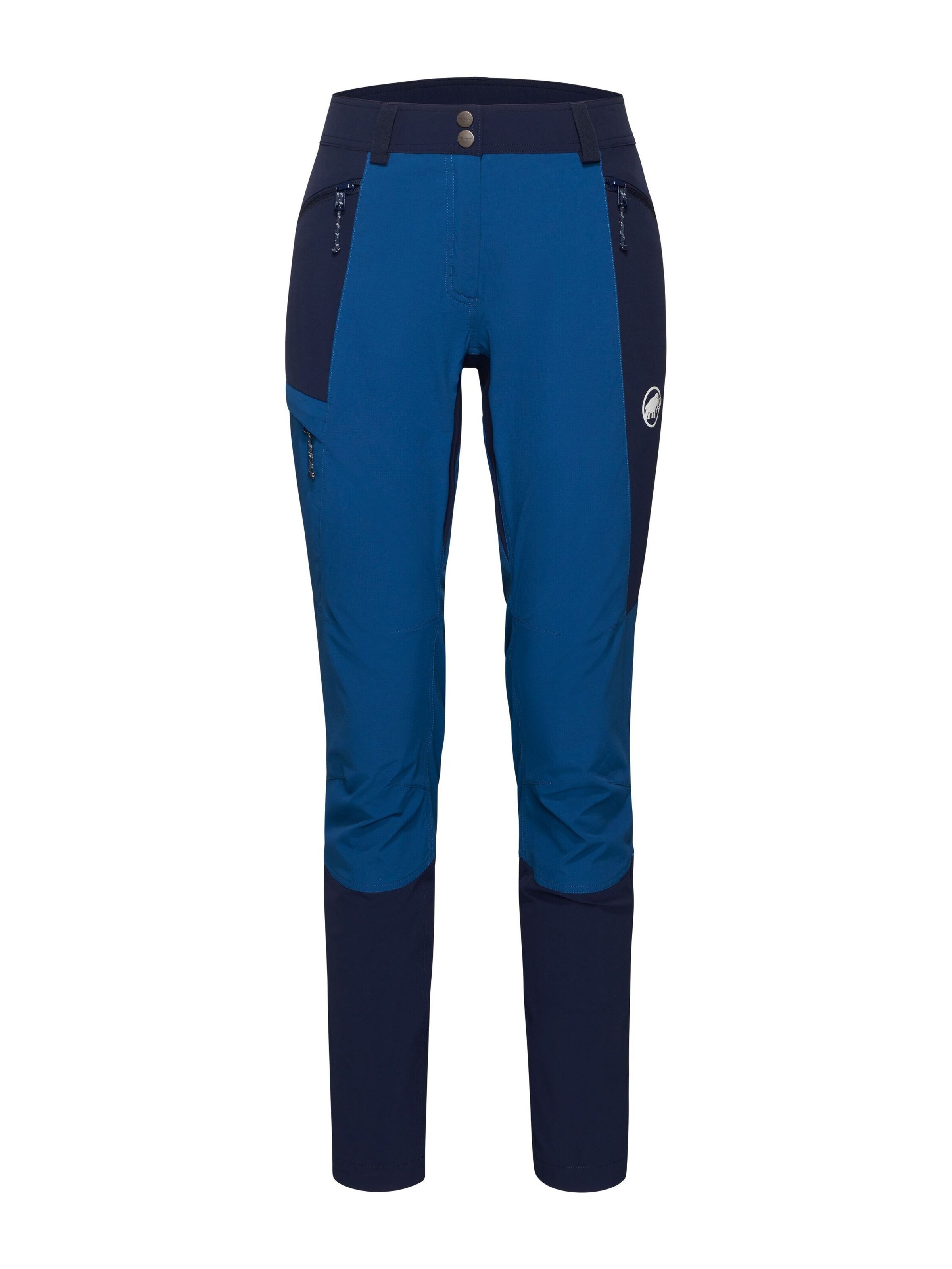 MAMMUT Outdoor Pants in Blue: front