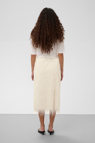 Jupe 'SLDacre' SOAKED IN LUXURY en blanc