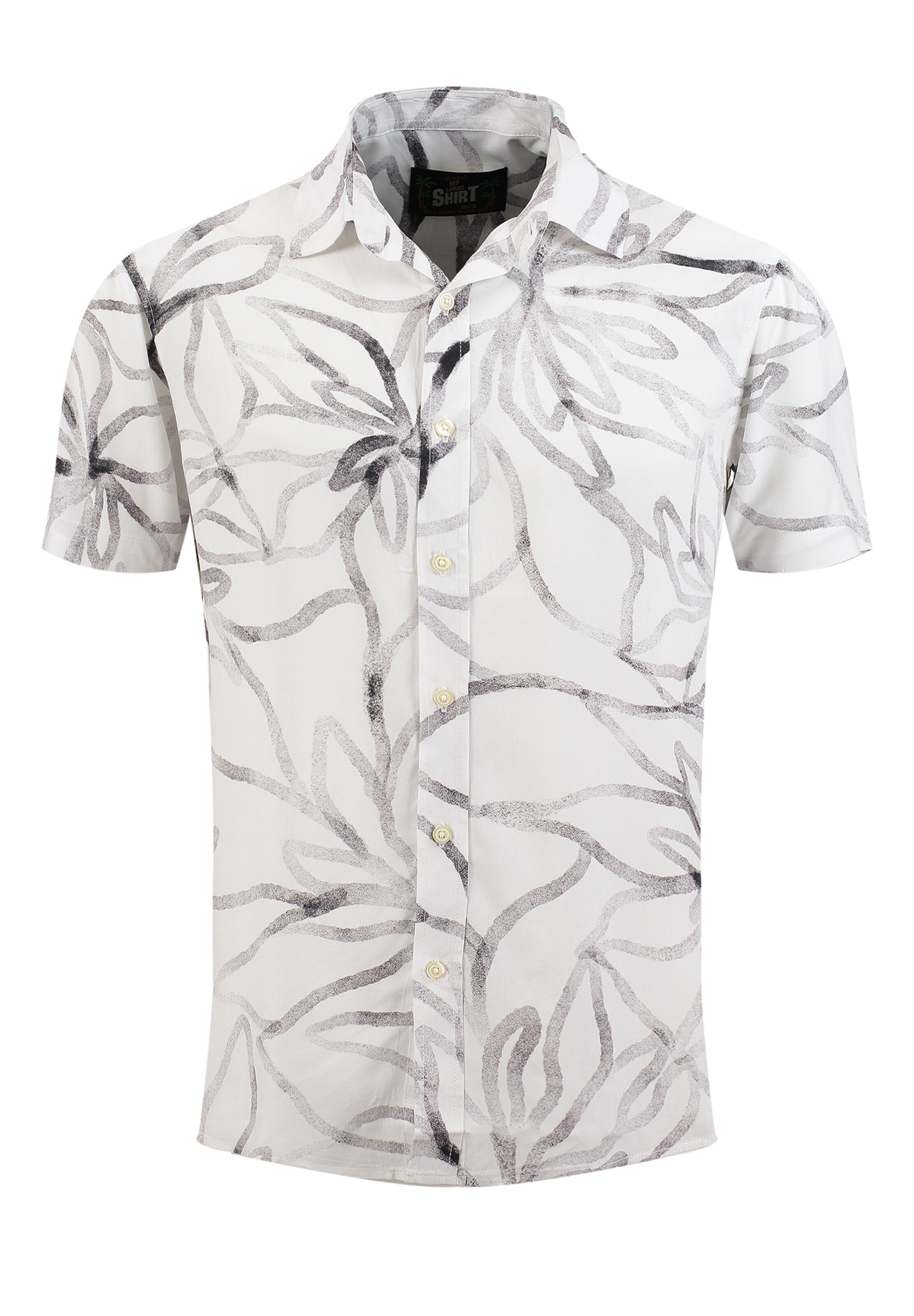 Key Largo Regular Fit Hemd 'KLBEACH' in Weiß: Vorderseite