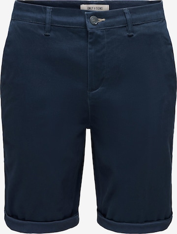 Only & Sons Pants 'ONSSaul' in Blue: front