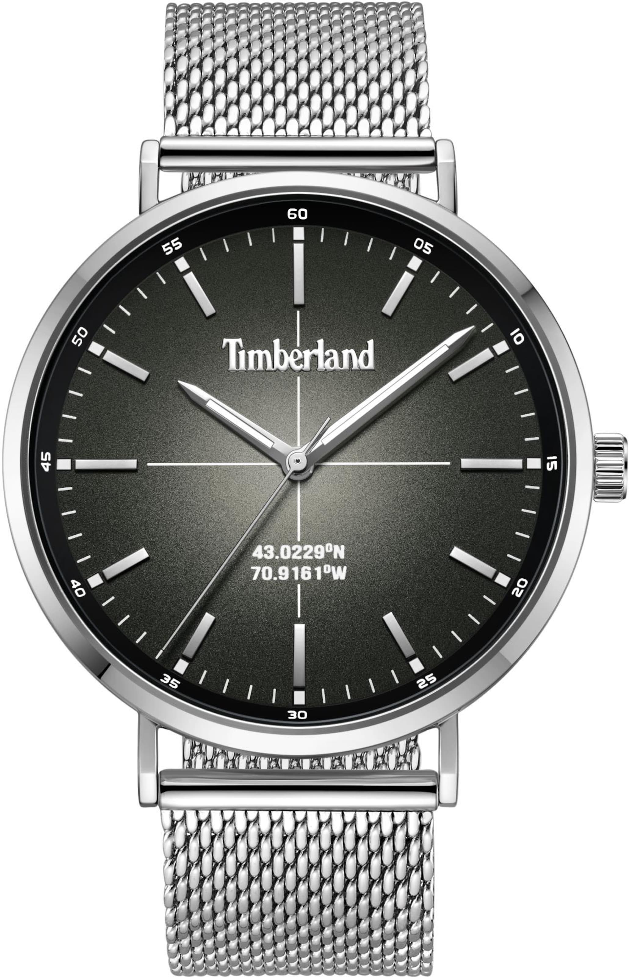 TIMBERLAND Analoguhr RANGELEY in Silber ABOUT YOU