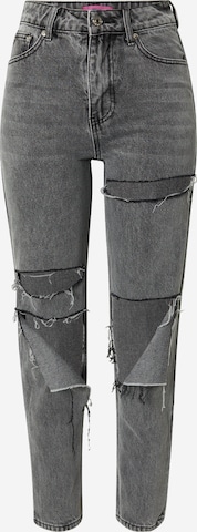 Edikted Slimfit Jeans 'Elle' i grå: framsida