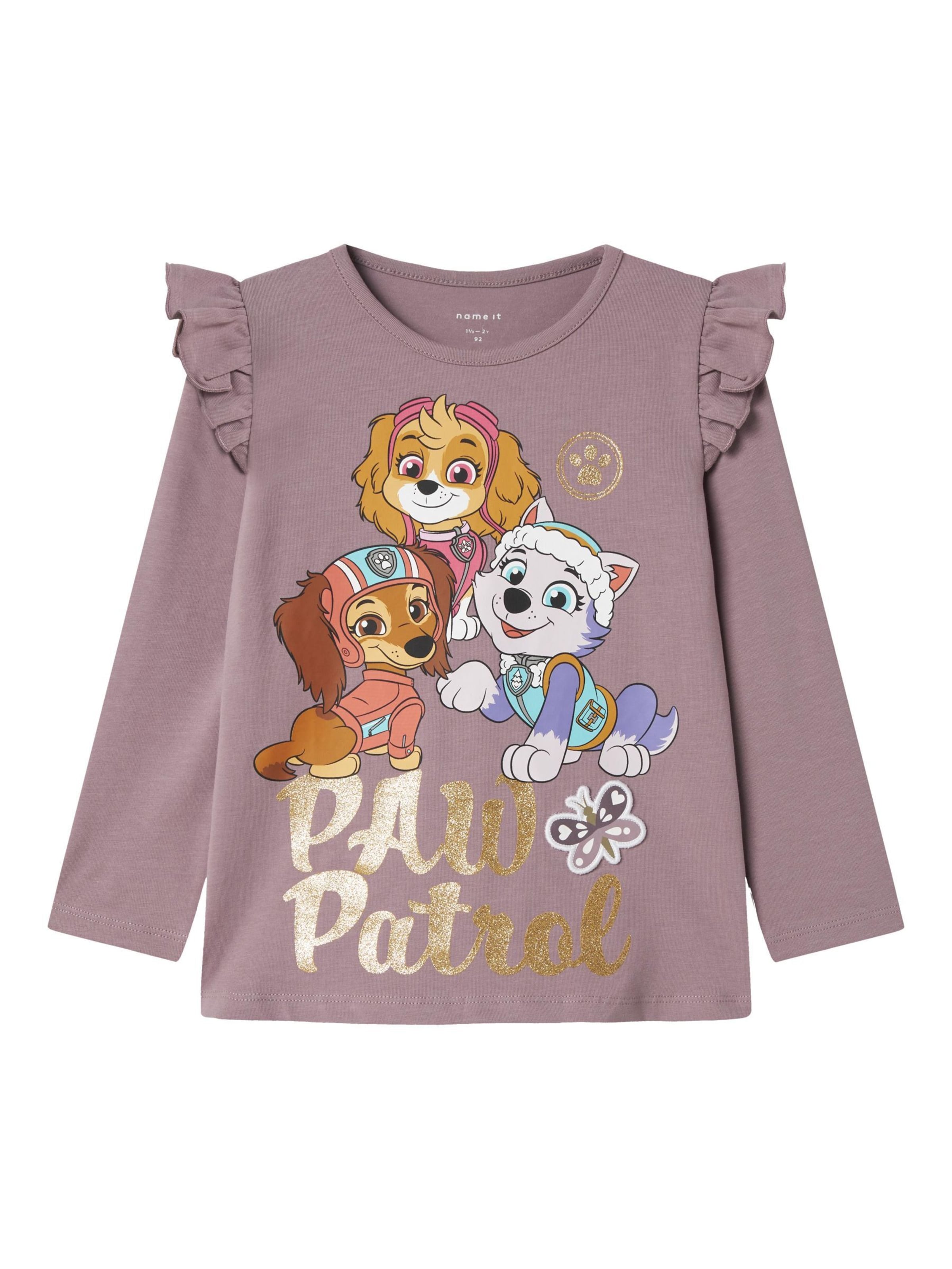 Maglietta 'Paw Patrol' di NAME IT in lilla: frontale